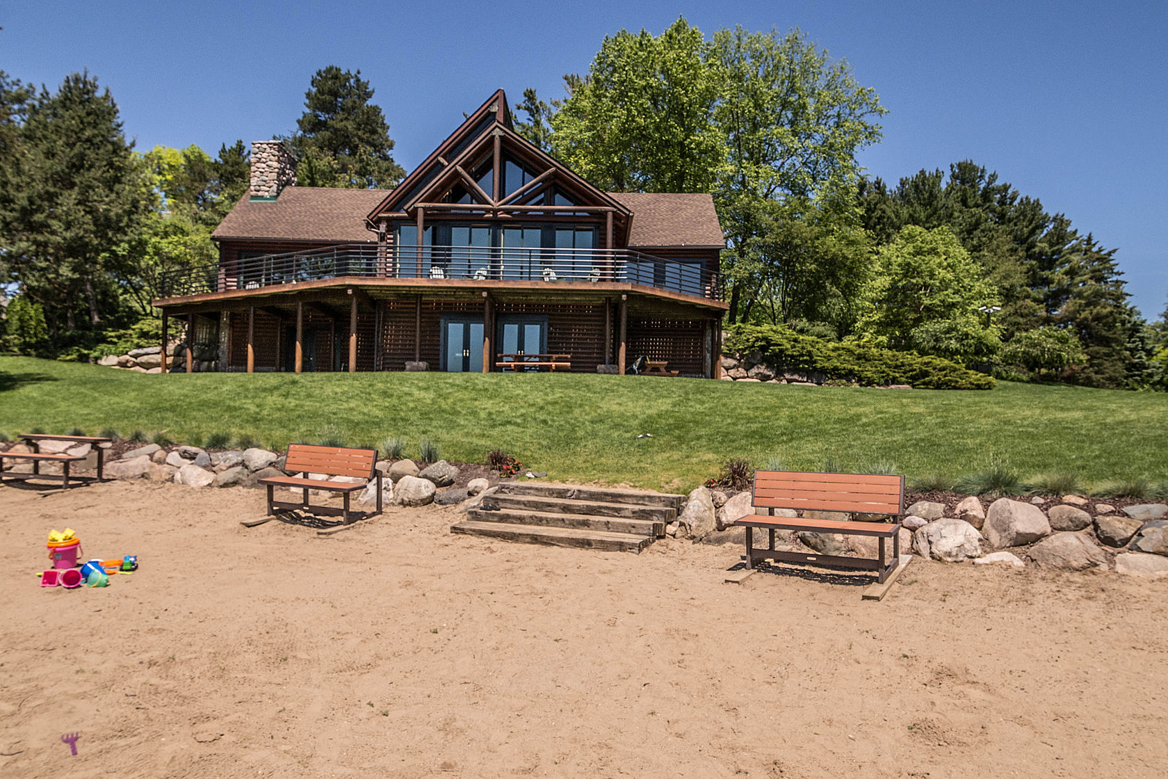 The Lodge is a clubhouse available to residents of Pine Creek