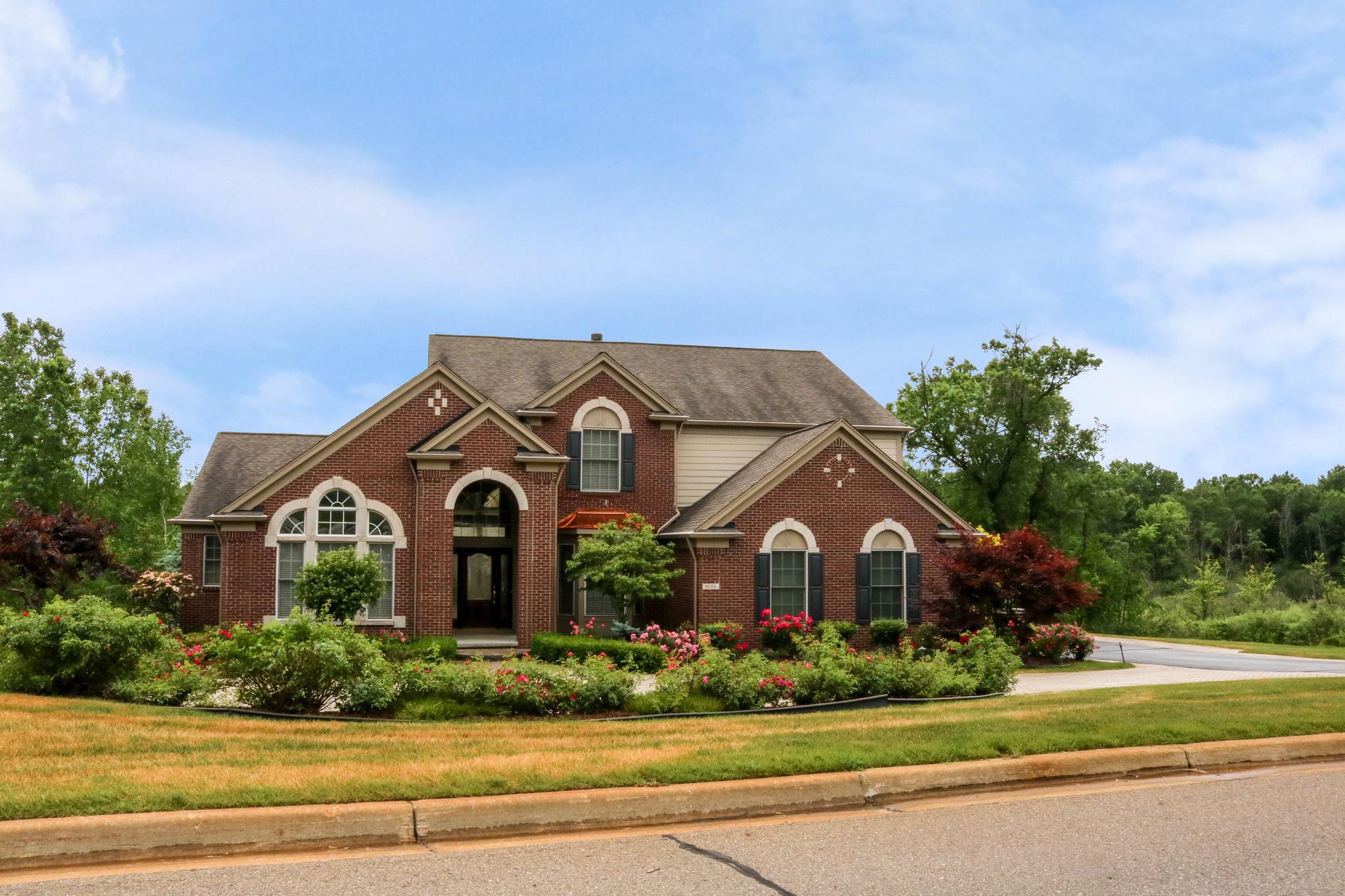 Custom home in Dominion