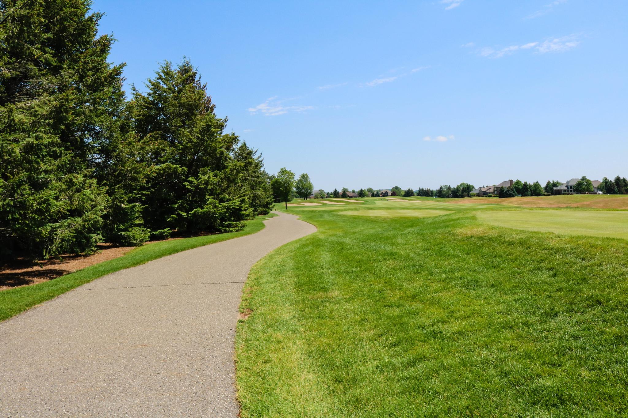 Prestwick Village golf cart path