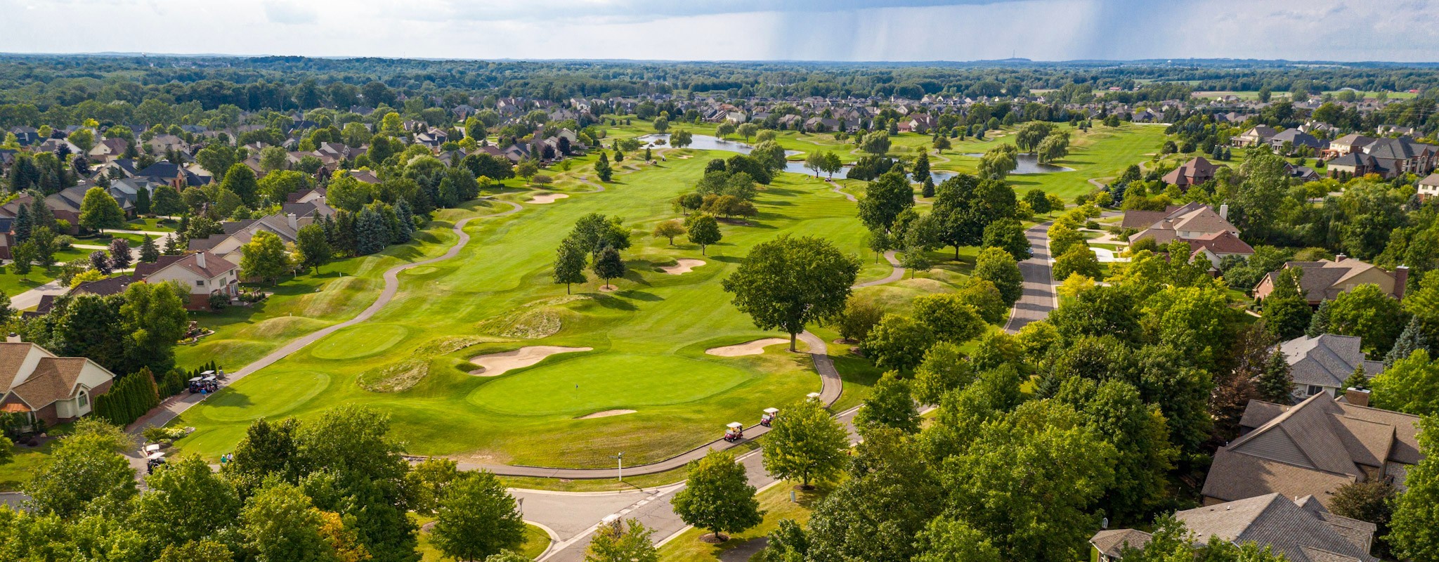 Tanglewood South Lyon aerial overview - 5